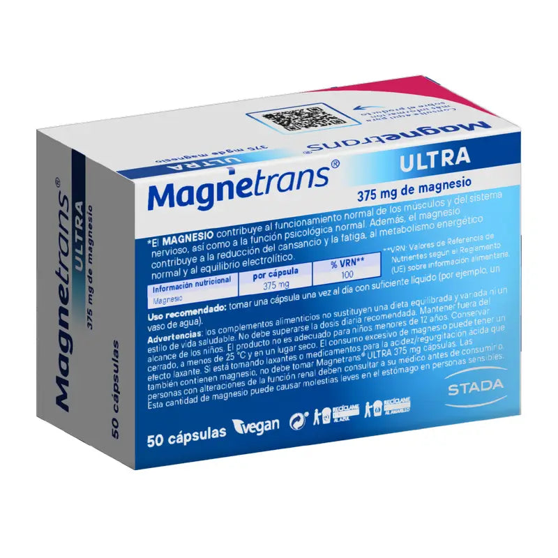 Magnetrans Magnetrans Ultra 375 mg Magnesium 50 Capsules