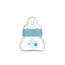 Mam Baby Crystal Baby Bottle Feel Good Matt Blue, 90Ml