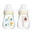 Mam Baby Baby Baby Bottle Crystal Feel Good Neutral Matt, 170Ml