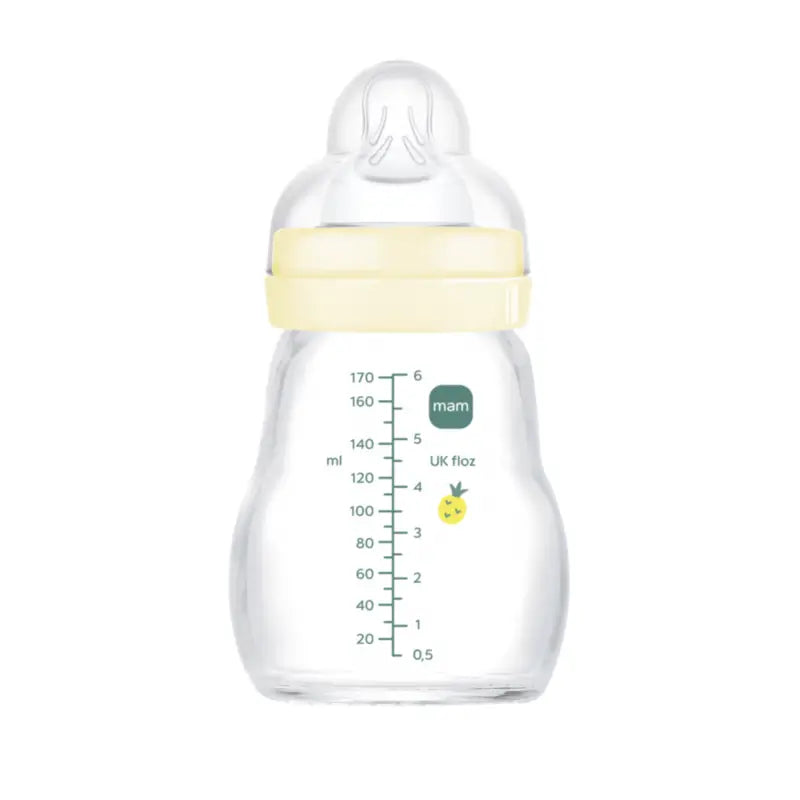 Mam Baby Baby Baby Bottle Crystal Feel Good Neutral Matt, 170Ml