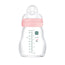 Mam Baby Crystal Baby Bottle Feel Good Matt Pink, 170Ml