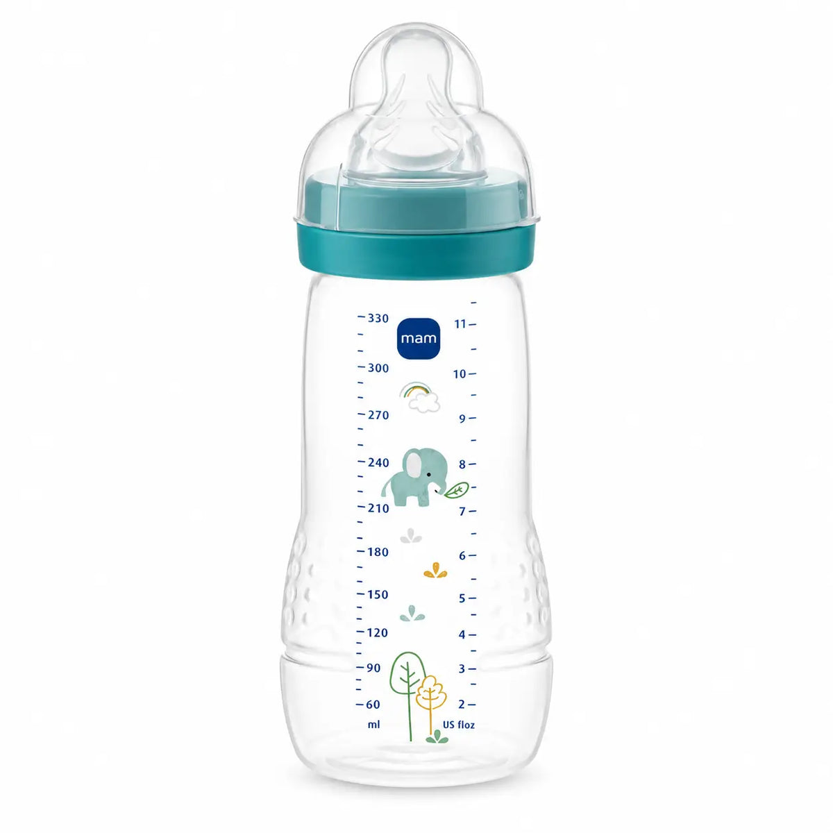 Mam Baby Easy Active Baby Bottle Bright Blue, 330Ml