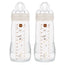 Mam Baby Easy Active Baby Bottle Neutral Glossy, 2X330Ml