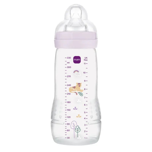 Mam Baby Easy Active Baby Bottle Bright Pink, 330Ml