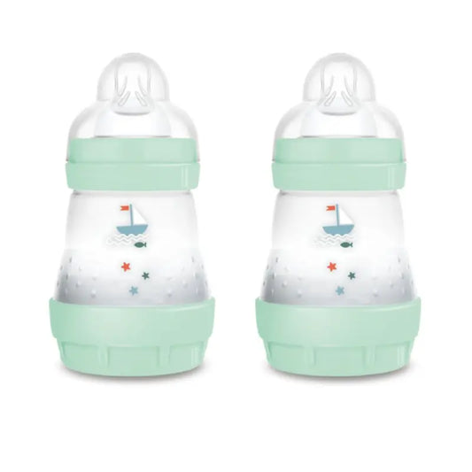 Mam Baby Easy Start Anti-colic Bottle Bright Blue, 2X160Ml