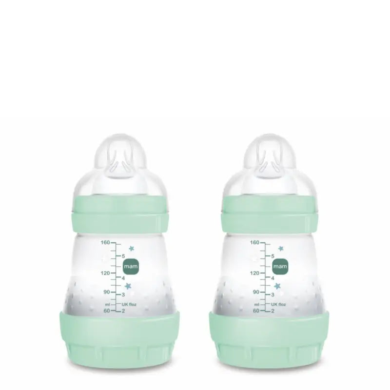 Mam Baby Easy Start Anti-colic Bottle Bright Blue, 2X160Ml