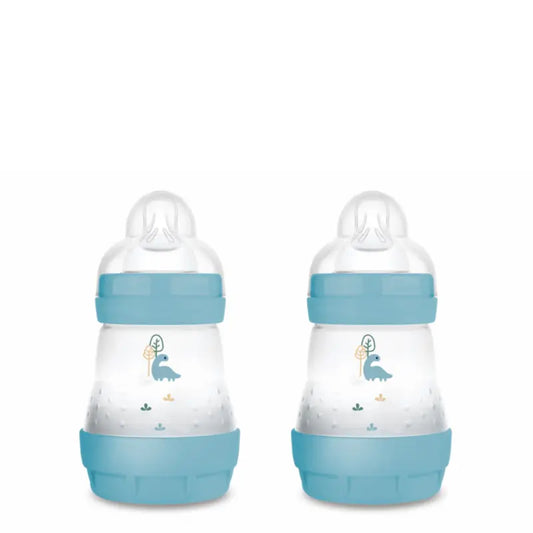 Mam Baby Easy Start Anti-Colic Bottle Blue Matt, 2X160Ml