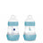 Mam Baby Easy Start Anti-Colic Bottle Blue Matt, 2X160Ml