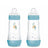 Mam Baby Easy Start Feeding Bottle Anti-Colic Blue Matt, 2X320Ml