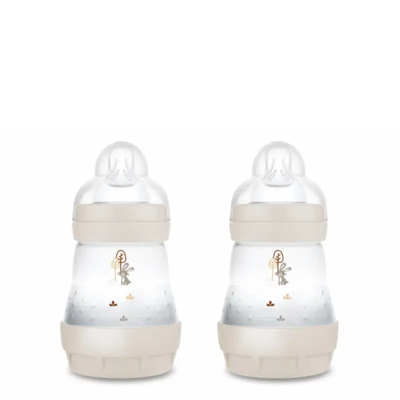 Mam Baby Easy Start Anti-Colic Baby Bottle Neutral Matt, 2X160Ml