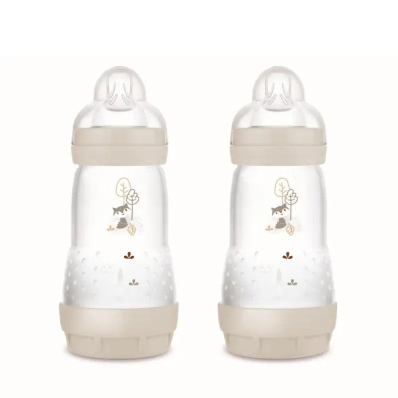 Mam Baby Easy Start Anti-Colic Baby Bottle Neutral Matt, 2X260Ml
