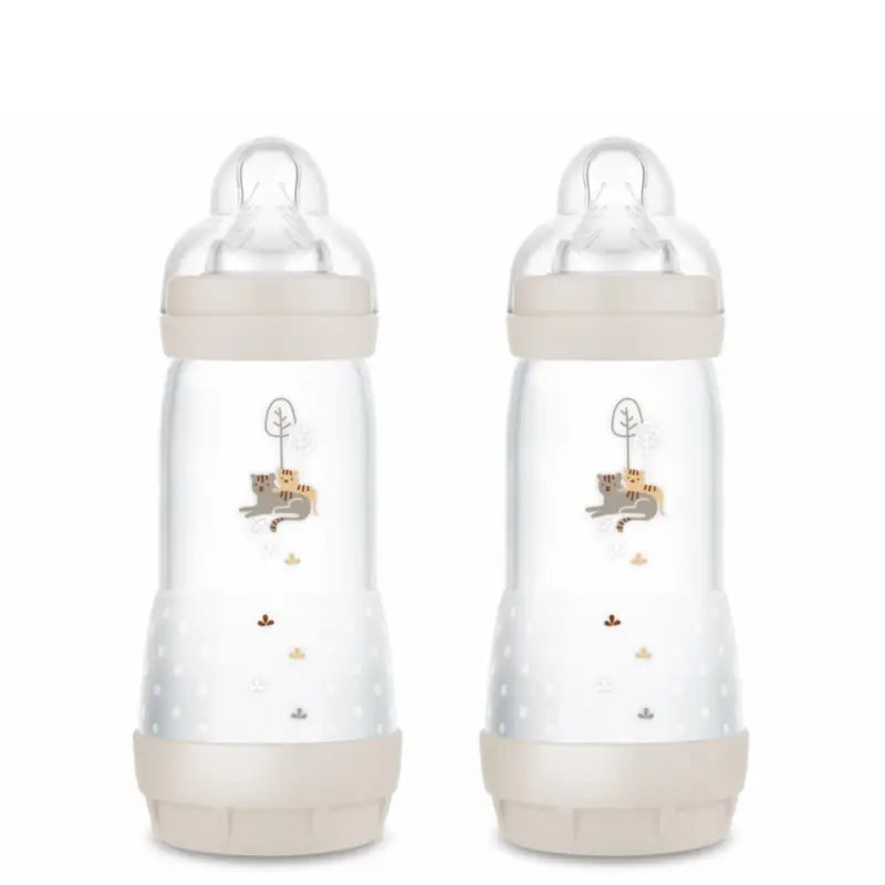 Mam Baby Easy Start Neutral Matt Anti-Colic Bottle, 2X320Ml