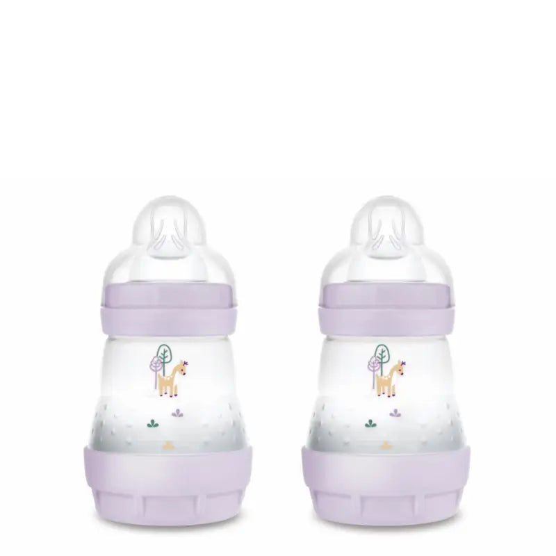Mam Baby Easy Start Feeding Bottle Anti-Colic Matt Pink, 2X160Ml