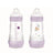 Mam Baby Easy Start Feeding Bottle Anti-Colic Matt Pink, 2X260Ml