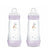 Mam Baby Easy Start Feeding Bottle Anti-Colic Matt Pink, 2X320Ml