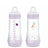 Mam Baby Easy Start Feeding Bottle Anti-Colic Matt Pink, 2X320Ml