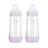 Mam Baby Easy Start Feeding Bottle Anti-Colic Matt Pink, 2X320Ml
