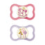 Mam Baby Pacifier Air Night Silicone Pink +16M, 2 Units