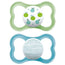 Mam Baby Pacifier Air Silicone Blue +16M, 2 Units