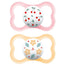 Mam Baby Pacifier Air Silicone Pink +16M, 2 Units