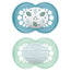 Mam Baby Original Silicone Pacifier Blue +6M, 2 Units