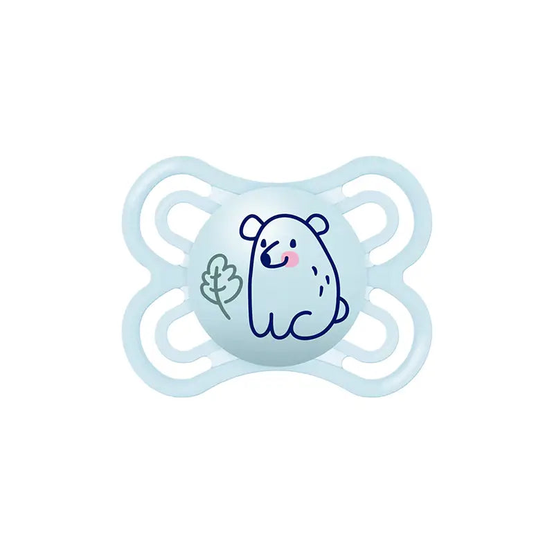 MAM Baby Soother Perfect Night Silicone 0M+ Blue 1 pc.