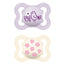 Mam Baby Supreme Silicone Pacifier Pink 2-6M, 2 Units