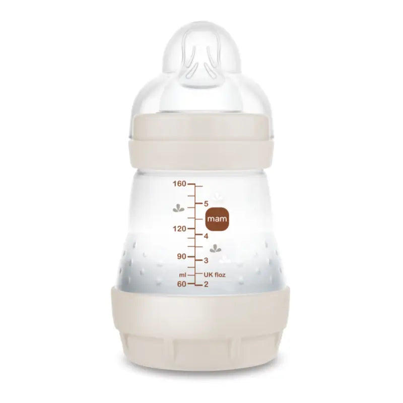 Mam Anti-Colic Matt Neutral Bottle, 160 ml