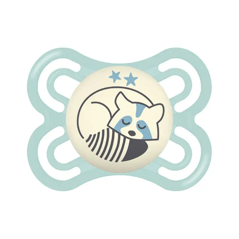 Mam Perfect Night Dummy, 2–6 months, Blue Silicone, 1 piece