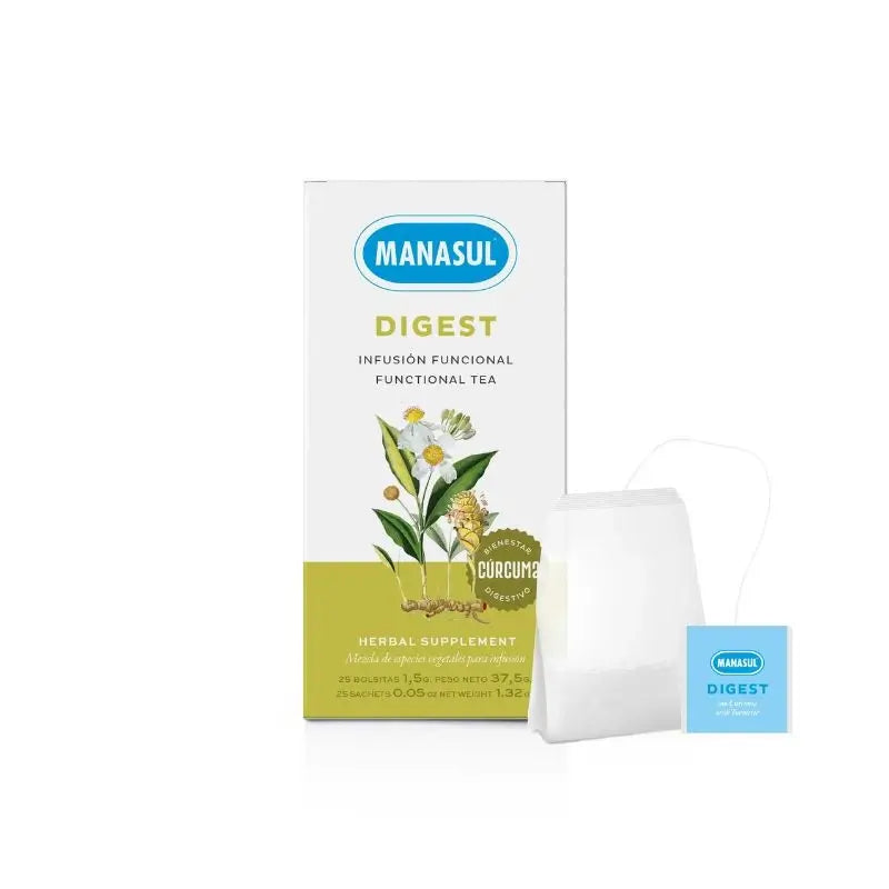 Manasul Digest Curcuma , 25 infusions