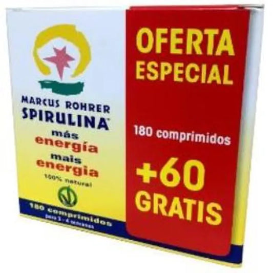 Marcus Rohrer Spirulina 180+60 Tablets Marcus Rohrer