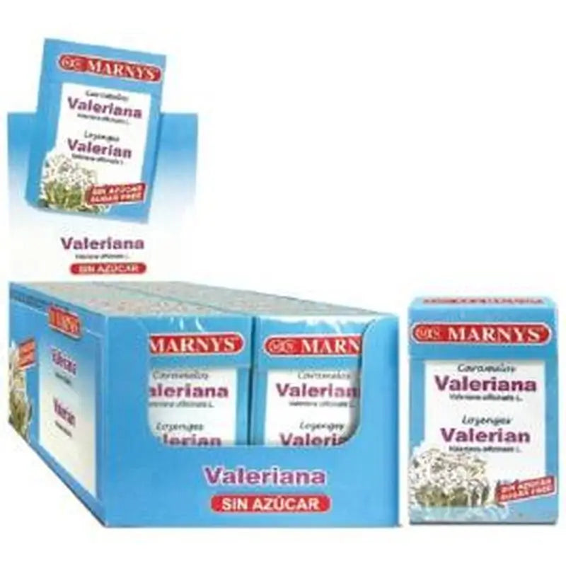Marnys Sugarfree Valerian Candies Display 20Ud.
