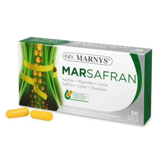 Marnys Marsafran Saffron + Carob + Chromium , 30 capsules