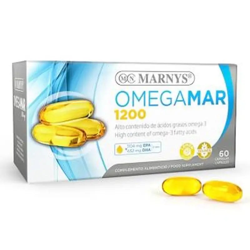 Marnys Omegamar 1200 60 Capsules