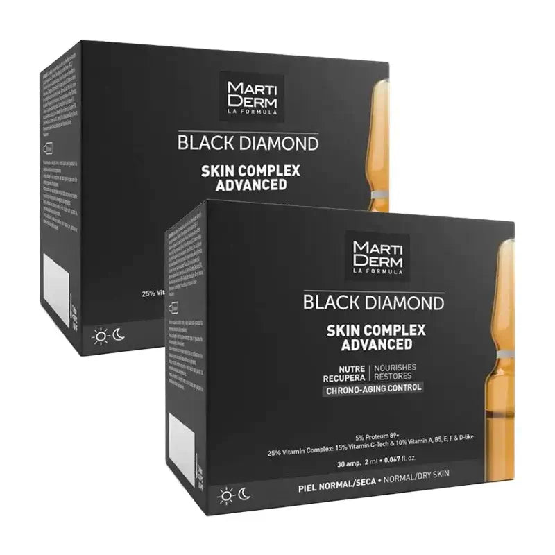 Martiderm Black Diamond Skin Complex Advanced, Pack 2 x 30 Ampoules