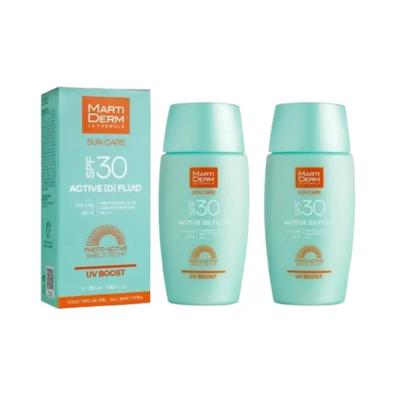 Martiderm Sun Care Spf30 Active [D] Fluid, 2X50 Ml