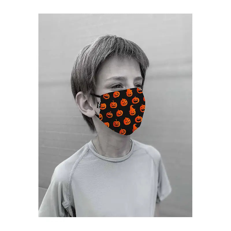 Fuli Hallowen Mask Pumpkin Black Size L