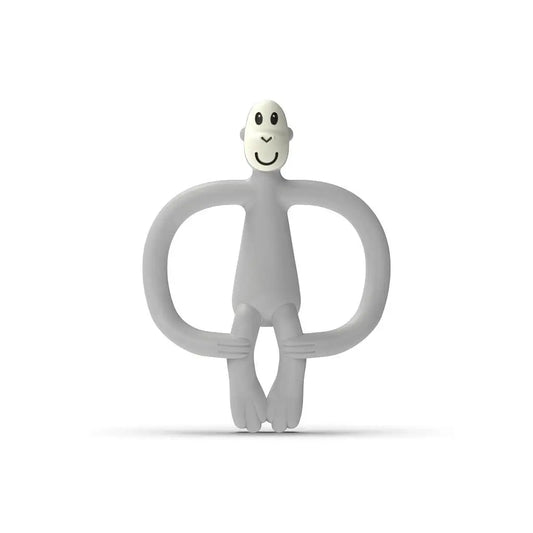 Matchstick Monkey No Tail Teething Teether Light Grey, 1 Piece