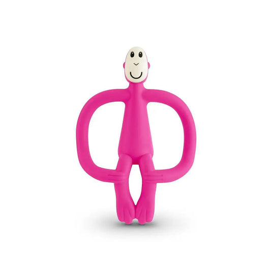 Matchstick Monkey No Tail Teether Pink, 1 Piece