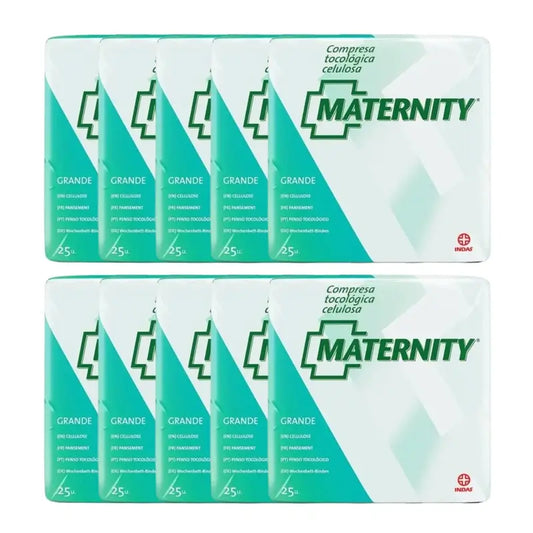 Maternity Cellulose Maternity Pad , 10 x 25 units