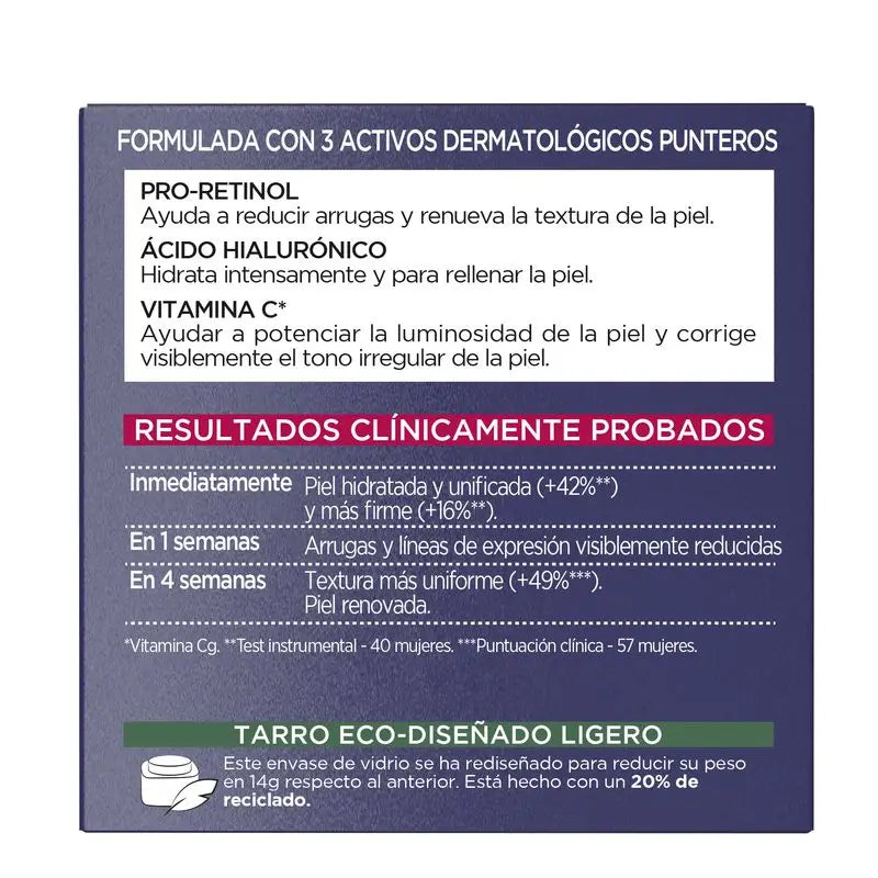L'Oréal Paris Revitalift Laser Anti-Ageing Night Cream Triple Action, Anti-Wrinkle and Multi-Correction, 50 ml