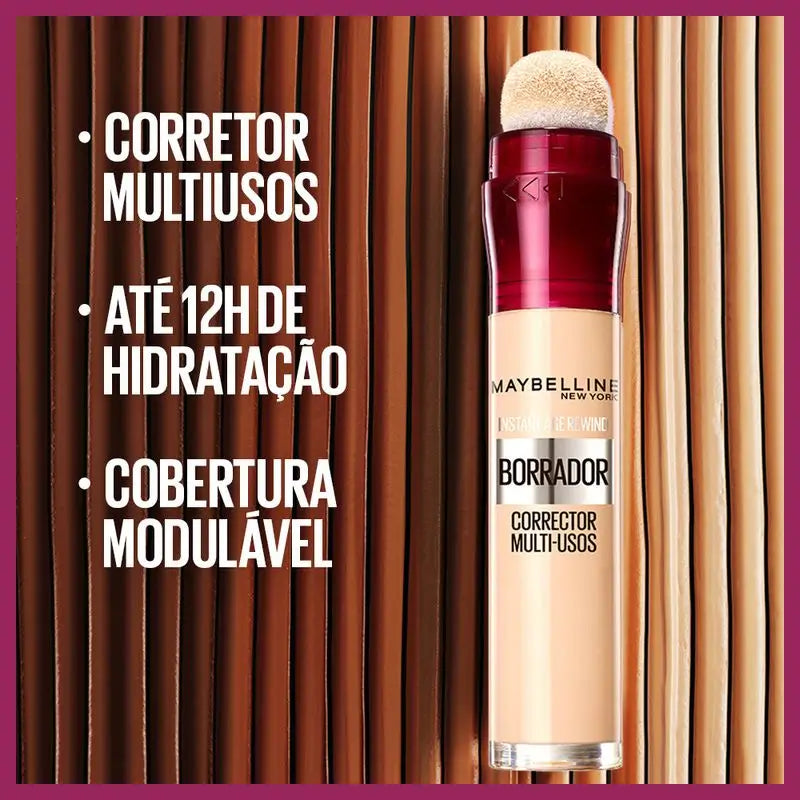 Maybelline New York Multi-Purpose Moisturising Concealer Eraser, Shade 01 Light