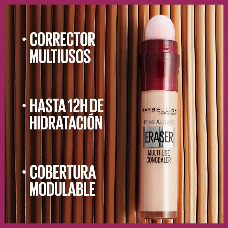 Maybelline New York Multi-Purpose Moisturising Concealer Eraser, Shade 10 Caramel