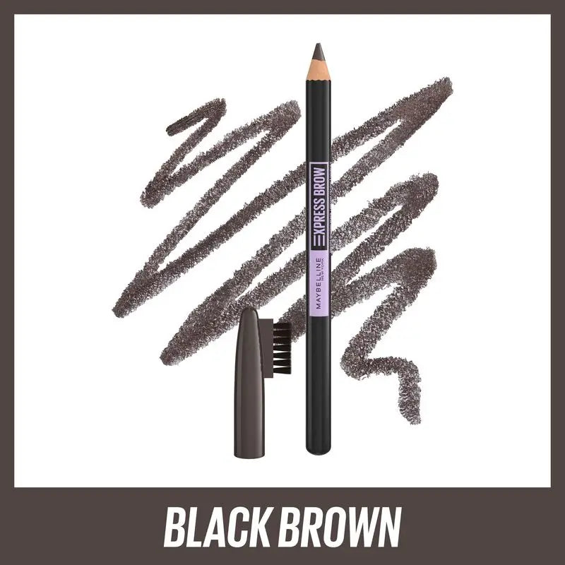 Maybelline New York Express Brow Eyebrow Pencil Shade 06 Black Brown