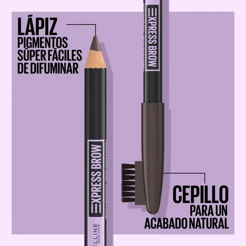 Maybelline New York Express Brow Eyebrow Pencil Shade 06 Black Brown