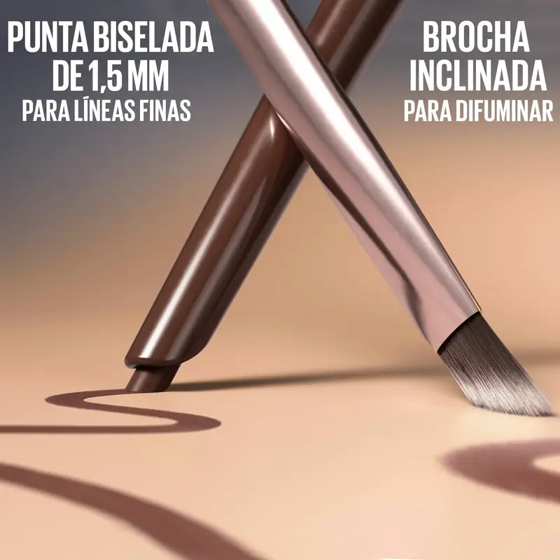 Maybelline New York Sculpting Stix Eyeliner 2 In 1, Black Blur 016, 0,7G