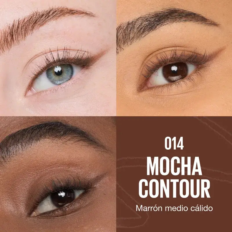 Maybelline New York Sculpting Stix Eyeliner 2 In 1, Mocha Contour 014, 0,7G