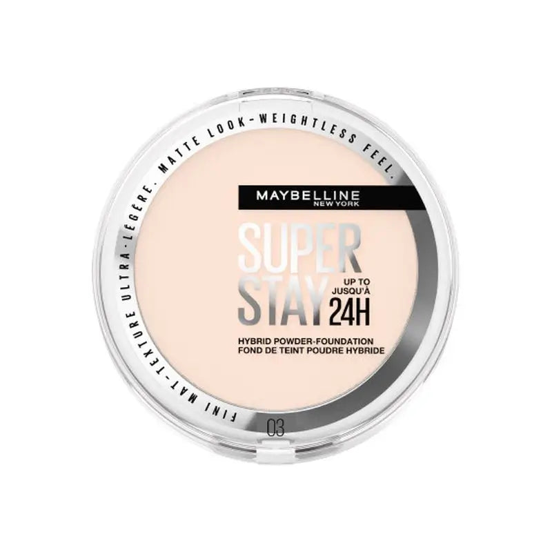 Maybelline New York Superstay Hybrid 24H Powder Foundation Powder Shade 03