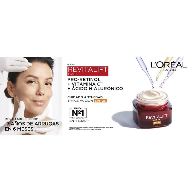 L'Oréal Paris Revitalift Laser Day Cream Spf25 50 ml
