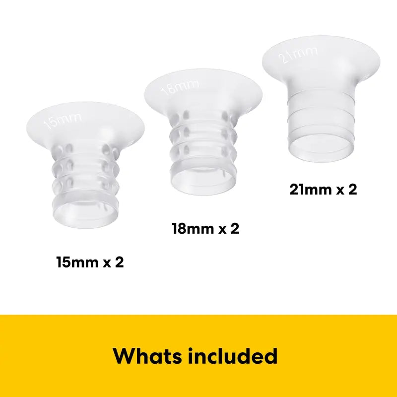 Medela Funnel Reducer Inserts 15, 18 and 21 mm